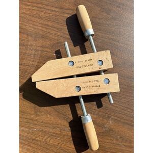 2 Vintage 6"‎ & 8" Adjustable Screw Wood Clamp